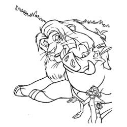 Malvorlage: Der König der Löwen (Animierte Filme) #73757 - Kostenlose Malvorlagen zum Ausdrucken