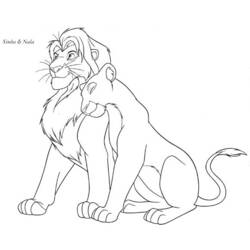 Malvorlage: Der König der Löwen (Animierte Filme) #73769 - Kostenlose Malvorlagen zum Ausdrucken