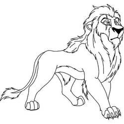 Malvorlage: Der König der Löwen (Animierte Filme) #73874 - Kostenlose Malvorlagen zum Ausdrucken