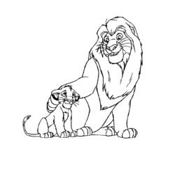 Malvorlage: Der König der Löwen (Animierte Filme) #73902 - Kostenlose Malvorlagen zum Ausdrucken