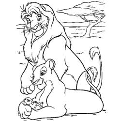 Malvorlage: Der König der Löwen (Animierte Filme) #73955 - Kostenlose Malvorlagen zum Ausdrucken