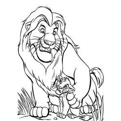Malvorlage: Der König der Löwen (Animierte Filme) #73958 - Kostenlose Malvorlagen zum Ausdrucken