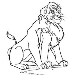 Malvorlage: Der König der Löwen (Animierte Filme) #73962 - Kostenlose Malvorlagen zum Ausdrucken
