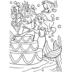 Malvorlage: Die kleine Meerjungfrau (Animierte Filme) #127234 - Kostenlose Malvorlagen zum Ausdrucken