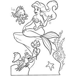Malvorlage: Die kleine Meerjungfrau (Animierte Filme) #127236 - Kostenlose Malvorlagen zum Ausdrucken