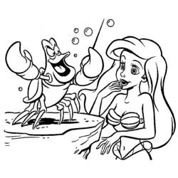 Malvorlage: Die kleine Meerjungfrau (Animierte Filme) #127256 - Kostenlose Malvorlagen zum Ausdrucken