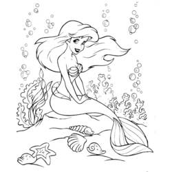Malvorlage: Die kleine Meerjungfrau (Animierte Filme) #127269 - Kostenlose Malvorlagen zum Ausdrucken