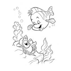 Malvorlage: Die kleine Meerjungfrau (Animierte Filme) #127279 - Kostenlose Malvorlagen zum Ausdrucken