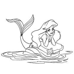 Malvorlage: Die kleine Meerjungfrau (Animierte Filme) #127295 - Kostenlose Malvorlagen zum Ausdrucken