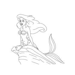 Malvorlage: Die kleine Meerjungfrau (Animierte Filme) #127329 - Kostenlose Malvorlagen zum Ausdrucken