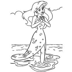 Malvorlage: Die kleine Meerjungfrau (Animierte Filme) #127333 - Kostenlose Malvorlagen zum Ausdrucken