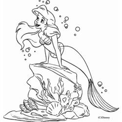 Malvorlage: Die kleine Meerjungfrau (Animierte Filme) #127338 - Kostenlose Malvorlagen zum Ausdrucken