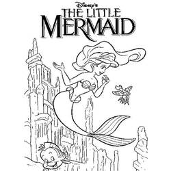 Malvorlage: Die kleine Meerjungfrau (Animierte Filme) #127348 - Kostenlose Malvorlagen zum Ausdrucken