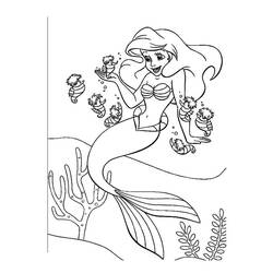 Malvorlage: Die kleine Meerjungfrau (Animierte Filme) #127349 - Kostenlose Malvorlagen zum Ausdrucken