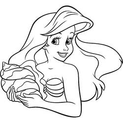 Malvorlage: Die kleine Meerjungfrau (Animierte Filme) #127393 - Kostenlose Malvorlagen zum Ausdrucken