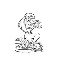 Malvorlage: Die kleine Meerjungfrau (Animierte Filme) #127417 - Kostenlose Malvorlagen zum Ausdrucken