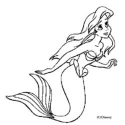 Malvorlage: Die kleine Meerjungfrau (Animierte Filme) #127423 - Kostenlose Malvorlagen zum Ausdrucken