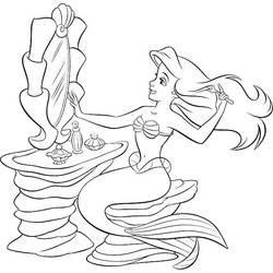 Malvorlage: Die kleine Meerjungfrau (Animierte Filme) #127448 - Kostenlose Malvorlagen zum Ausdrucken