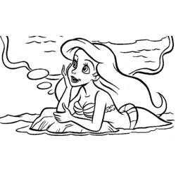Malvorlage: Die kleine Meerjungfrau (Animierte Filme) #127465 - Kostenlose Malvorlagen zum Ausdrucken