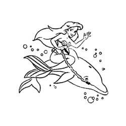 Malvorlage: Die kleine Meerjungfrau (Animierte Filme) #127502 - Kostenlose Malvorlagen zum Ausdrucken