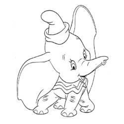 Malvorlage: Dumbo (Animierte Filme) #170556 - Kostenlose Malvorlagen zum Ausdrucken