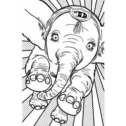 Malvorlage: Dumbo (Animierte Filme) #170571 - Kostenlose Malvorlagen zum Ausdrucken
