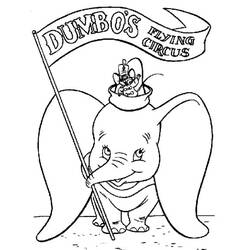 Malvorlage: Dumbo (Animierte Filme) #170575 - Kostenlose Malvorlagen zum Ausdrucken