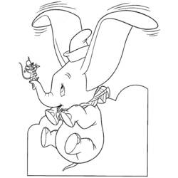 Malvorlage: Dumbo (Animierte Filme) #170576 - Kostenlose Malvorlagen zum Ausdrucken