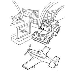 Malvorlage: Flugzeuge (Animierte Filme) #132736 - Kostenlose Malvorlagen zum Ausdrucken