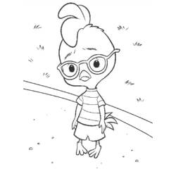 Malvorlage: Kleines Huhn (kleines Huhn) (Animierte Filme) #72638 - Kostenlose Malvorlagen zum Ausdrucken