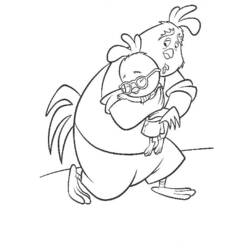 Malvorlage: Kleines Huhn (kleines Huhn) (Animierte Filme) #73002 - Kostenlose Malvorlagen zum Ausdrucken