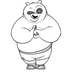 Malvorlage: Kung-Fu-Panda (Animierte Filme) #73565 - Kostenlose Malvorlagen zum Ausdrucken