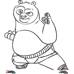 Malvorlage: Kung-Fu-Panda (Animierte Filme) #73601 - Kostenlose Malvorlagen zum Ausdrucken