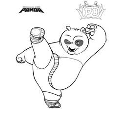 Malvorlage: Kung-Fu-Panda (Animierte Filme) #73610 - Kostenlose Malvorlagen zum Ausdrucken