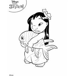 Malvorlage: Lilo & Stich (Animierte Filme) #44867 - Kostenlose Malvorlagen zum Ausdrucken
