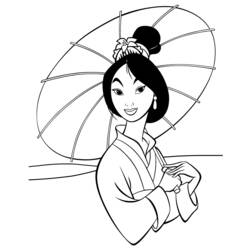 Malvorlage: Mulan (Animierte Filme) #133611 - Kostenlose Malvorlagen zum Ausdrucken
