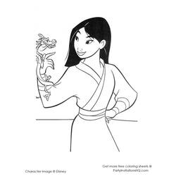Malvorlage: Mulan (Animierte Filme) #133631 - Kostenlose Malvorlagen zum Ausdrucken