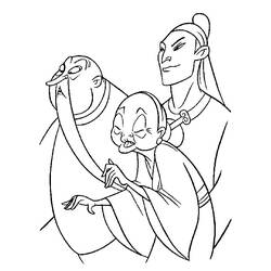Malvorlage: Mulan (Animierte Filme) #133657 - Kostenlose Malvorlagen zum Ausdrucken