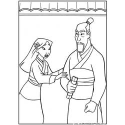 Malvorlage: Mulan (Animierte Filme) #133666 - Kostenlose Malvorlagen zum Ausdrucken