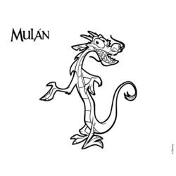 Malvorlage: Mulan (Animierte Filme) #133667 - Kostenlose Malvorlagen zum Ausdrucken
