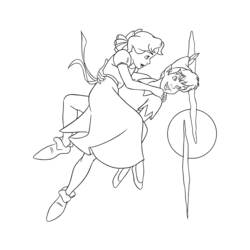 Malvorlage: Peter Pan (Animierte Filme) #128857 - Kostenlose Malvorlagen zum Ausdrucken