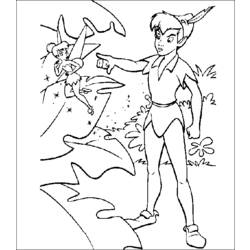 Malvorlage: Peter Pan (Animierte Filme) #128865 - Kostenlose Malvorlagen zum Ausdrucken