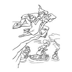 Malvorlage: Peter Pan (Animierte Filme) #128998 - Kostenlose Malvorlagen zum Ausdrucken