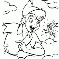 Malvorlage: Peter Pan (Animierte Filme) #129075 - Kostenlose Malvorlagen zum Ausdrucken