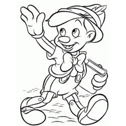 Malvorlage: Pinocchio (Animierte Filme) #132254 - Kostenlose Malvorlagen zum Ausdrucken