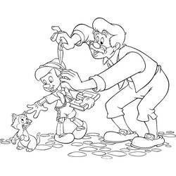 Malvorlage: Pinocchio (Animierte Filme) #132289 - Kostenlose Malvorlagen zum Ausdrucken