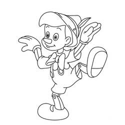 Malvorlage: Pinocchio (Animierte Filme) #132296 - Kostenlose Malvorlagen zum Ausdrucken
