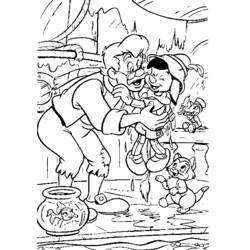 Malvorlage: Pinocchio (Animierte Filme) #132302 - Kostenlose Malvorlagen zum Ausdrucken