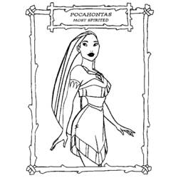 Malvorlage: Pocahontas (Animierte Filme) #131362 - Kostenlose Malvorlagen zum Ausdrucken