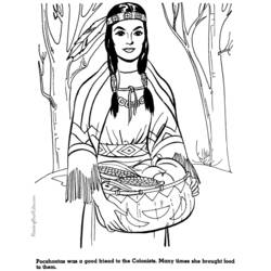 Malvorlage: Pocahontas (Animierte Filme) #131380 - Kostenlose Malvorlagen zum Ausdrucken